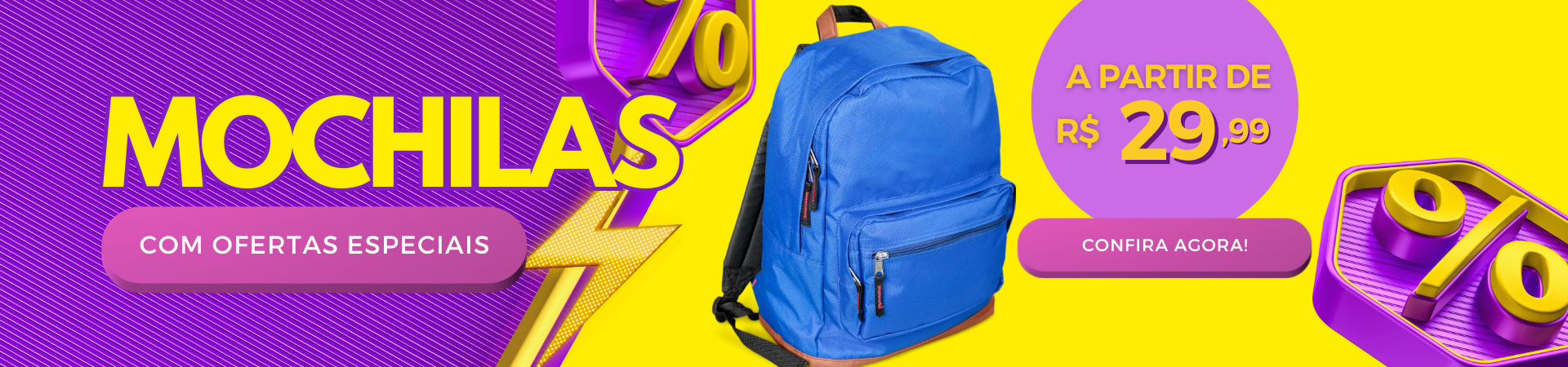 Banner Slider Mochila