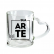 Caneca De Vidro Com Alça Coração Personalizada - Sua Arte