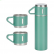 Kit Garrafa Térmica Vacuum Flask Set C/ 3 Xicaras