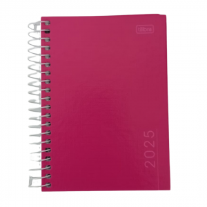 Agenda 2025 Capa Dura 13 x 16 x 2 cm Rosa   