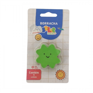 Borracha Trevo De 4 Folhas Leo&Leo Borracha 7 x 12 x 5 cm Verde   