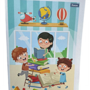 Caderno Brochurinha Capa Flexivel 14 x 20 x 1 cm Colorido   60 Folhas
