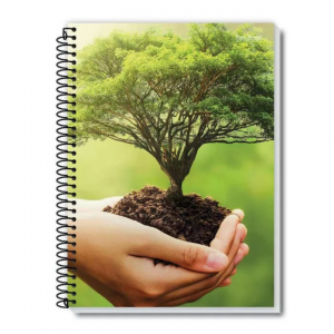 Caderno Espiral Capa Flexivel 14 x 20 x 1 cm Colorido   48 Folhas