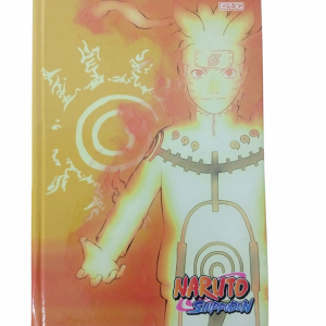 Caderno Brochura Naruto Capa Dura 14 x 20 x 1 cm Colorido   80 Folhas/ A5