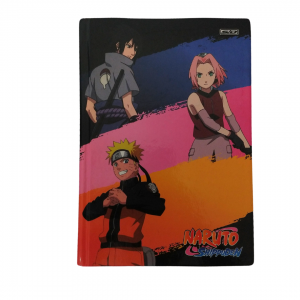 Caderno Brochura Naruto Capa Dura 14 x 20 x 1 cm Colorido   80 Folhas/ A5