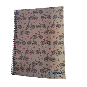 Caderno Universitário Capa Dura 21 x 27 x 1 cm Sorvete/ Rosa   96 folhas/ 1 Matéria
