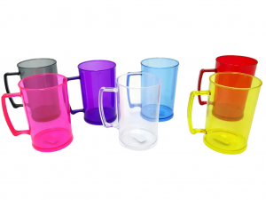 Caneca de chopp - Personalizada Plástico 300 ML A Escolha Transfer Sua Arte 