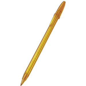 Caneta Bic Cristal Plástico 1 Unidade Amarelo   