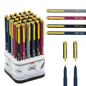 Caneta Esferiográfica Unic Slim Brw 0.7mm Plástico 1 Unidade   Ponta 0,7 mm 
