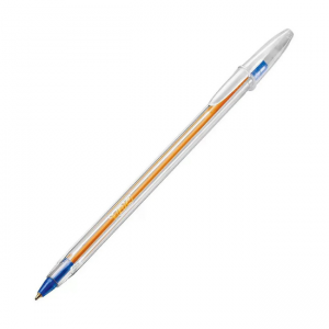 Caneta esferografica Cristal Fina Azul - Bic 0.8 Plástico 1 Unidade Azul  Ponta 0.8 