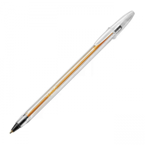 Caneta esferografica Cristal Fina Preta - Bic 0.8 Plástico 1 Unidade Preto  Ponta 0.8 
