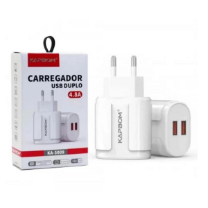 Carregador USB Turbo  4.8A    