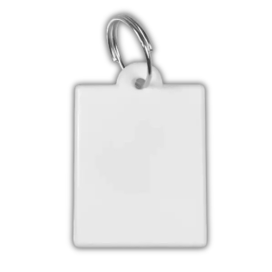 Chaveiro de polimero Polimero 3x4cm Colorido Sublimação Personalização nos dois lados 