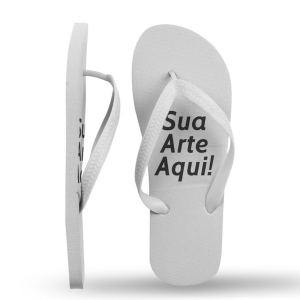 Chinelo Personalizado Estampa Exclusiva Borracha 33-45   Sublimação Personalização com nome, arte própria, foto, frases ou logotipo
