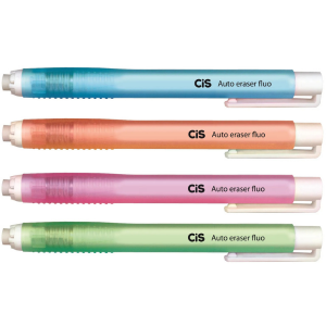 Cis Auto Eraser Fluo Plástico 1 Unidade   Borracha 
