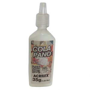 Cola Para Pano Cola 4 x 11 x 5 cm Branco   Contém 35 g/ Própria Para Pano