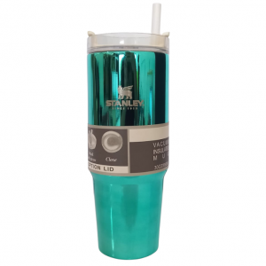 Copo Caneca Termico Com Canudo Termico 890 ml   Espelhado 