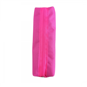 Estojo Básico Tecido 6 x 20 x 3 cm Rosa   1 Divisória