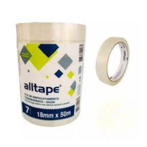 Fita Adesiva Altapé Adesivo 18mm x 50m Transparente   