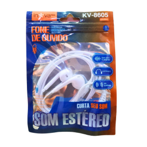 Fone de Ouvido  Com fio e Microfone Sortido  Estéreo Alta Qualidade
