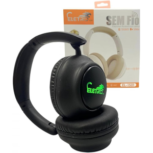 Fone de Ouvido Sem Fio  Earphones Bluetooth Preto   