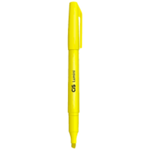 Marca Texto Cis Lumini Plástico 1 Unidade Amarelo   