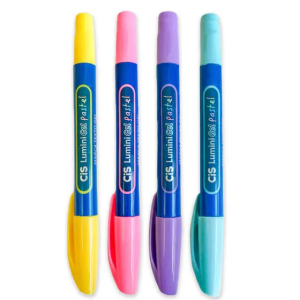 Marca texto Cis Lumini Gel Pastel Plástico 1 Unidade    