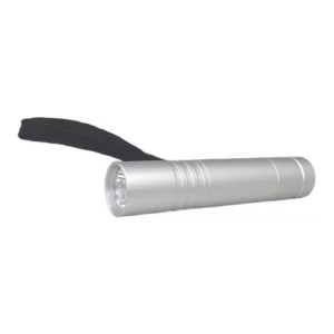 Mini Lanterna de Led Inova Aluminio Linha Led Prata   Compacta - Resistente - Econômica