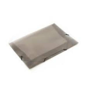Pasta Elástica Oficio Mini Preta Plastico 245x180 MM   Com Elastico 