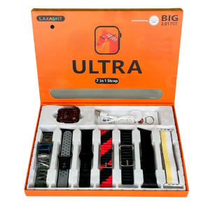 Relógio Smartwatch Ultra  49MM    7 Pulseiras Laxasfit