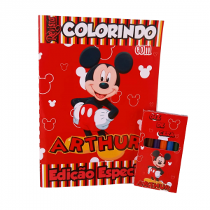 Revista de colorir Capa: offset 120gr e folhas interna sulfite 75gr  Capa Colorida e paginas internas preto e branco  corte reto 