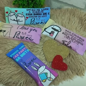 Rotulo para Kit Kat Personalizado Fotografico gloss    Corte Reto 