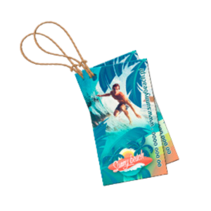 Tag Para Roupa Couchê 250g 8,8x4,8cm 4x0 Verniz UV Total Frente Furo 3 ou 5 mm 